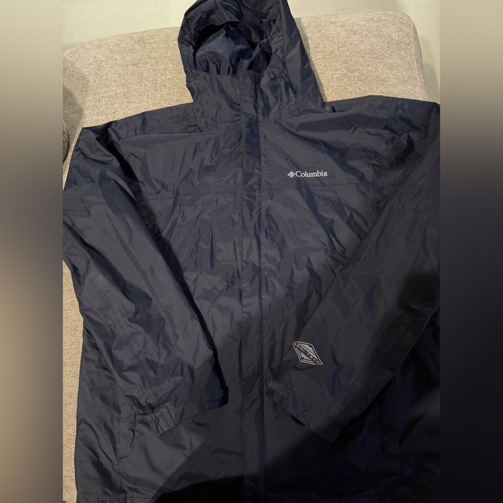 Men’s Columbia Rain jacket. Sz Large